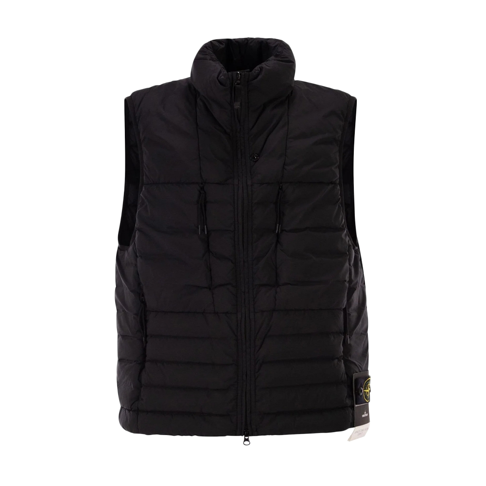 [20% 쿠폰] 스톤 아일랜드 패치 심리스 터널 경량패딩 베스트 블랙 - 26SS([20% 쿠폰] Stone Island Patch Seamless Tunnel Lightweight Down Vest Black - 26SS) - 2