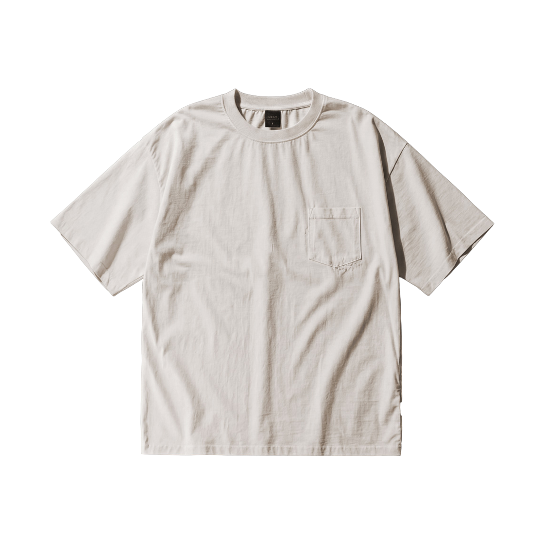 JIST6932_creamgray_29 EZKATON Twos Pocket Pigment Short Sleeve Creamgray JIST6932