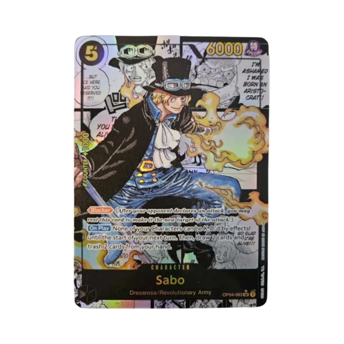 원피스 TCG 사보 망가 페러렐 SR-SP OP04-083 프리미엄 부스터 원피스 카드 더 베스트 (영문판)(One Piece TCG Sabo Manga Parallel SR-SP OP04-083 Premium Booster One Piece Card The Best (English Ver.)) - 1
