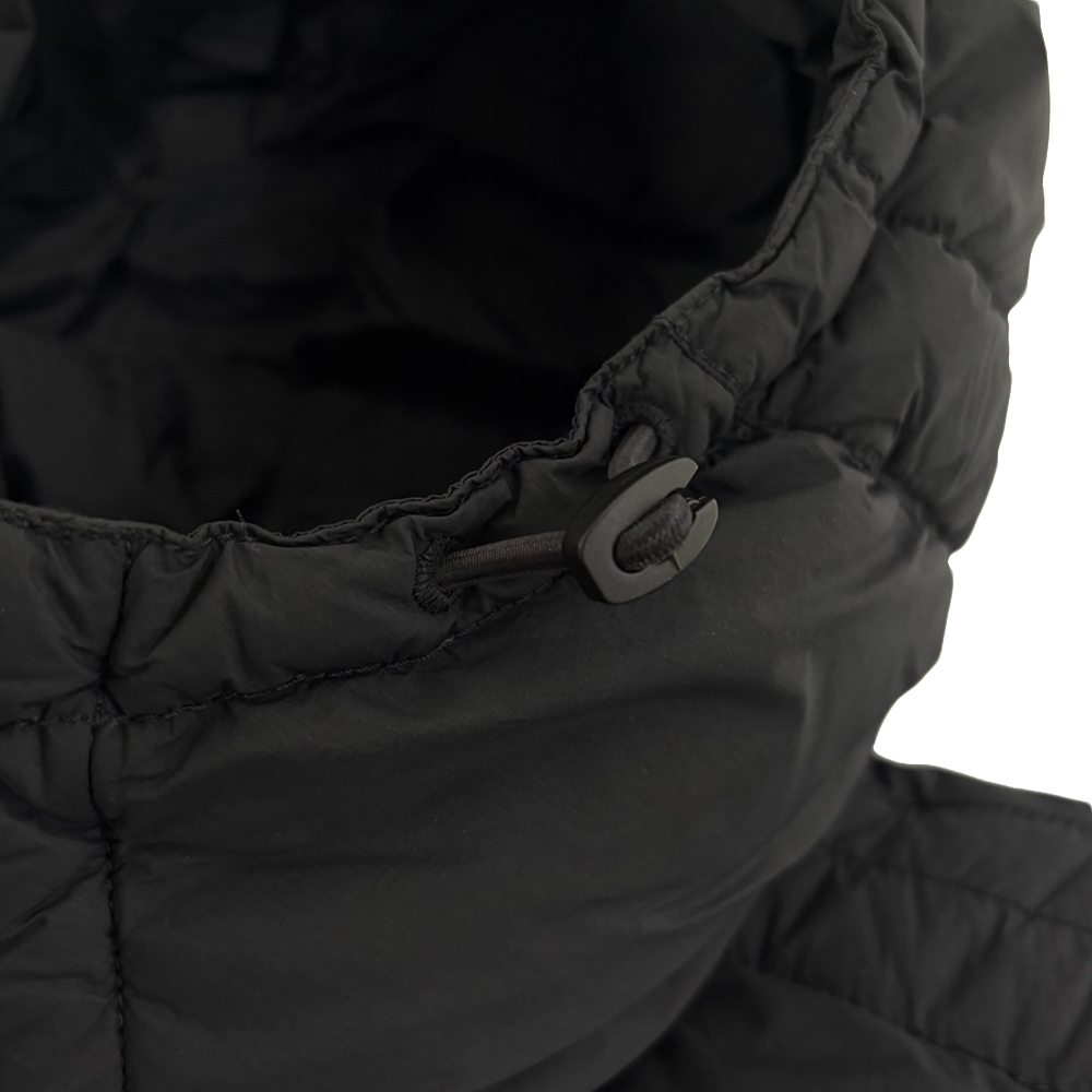 [15% 쿠폰] 스톤 아일랜드 와펜 심리스 터널 나일론 후드 패딩 자켓 블랙 - 25FW([15% 쿠폰] Stone Island Badge Seamless Tunnel Nylon Hooded Padded Jacket Black - 25FW) - 4