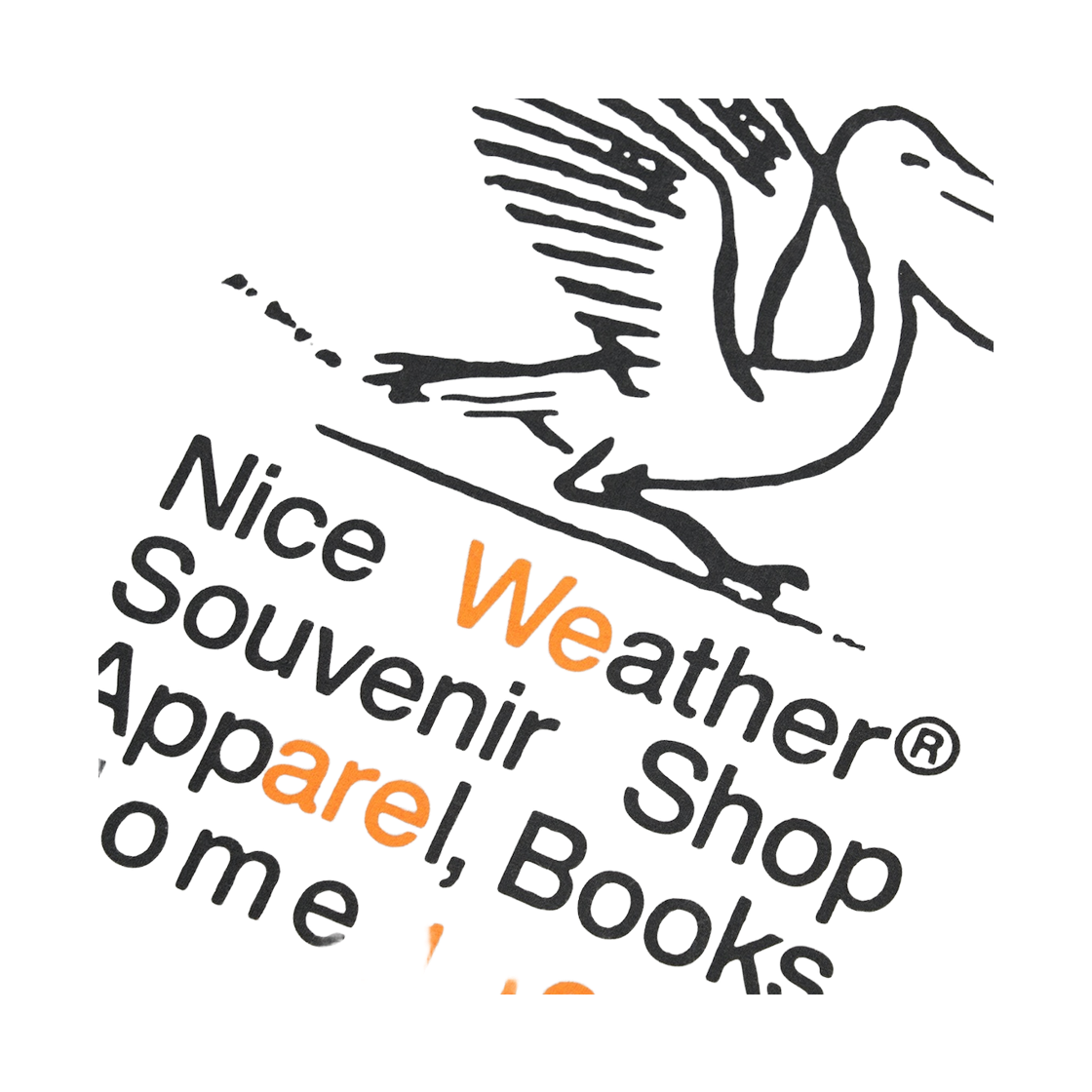 나이스웨더 어패럴 위 아 굿 캠페인 티셔츠 멜란지 그레이(Nice Weather Apparel We are good Campaign T-Shirt Melange Gray) - 5