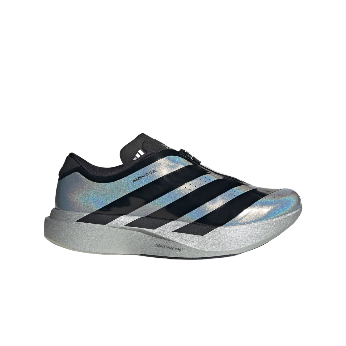 KH7787 Adidas EVO SL Zip Silver Metallic Core Black