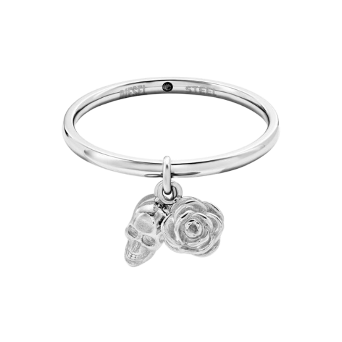 디젤 Dx1602040 링 실버(Diesel Dx1602040 Ring Silver) - 2