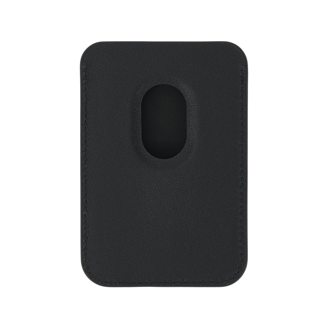 우영미 아이폰 마그네틱 로고 레더 카드 케이스 블랙 - 26SS(Wooyoungmi iPhone Magnetic Logo Leather Card Case Black - 26SS) - 2