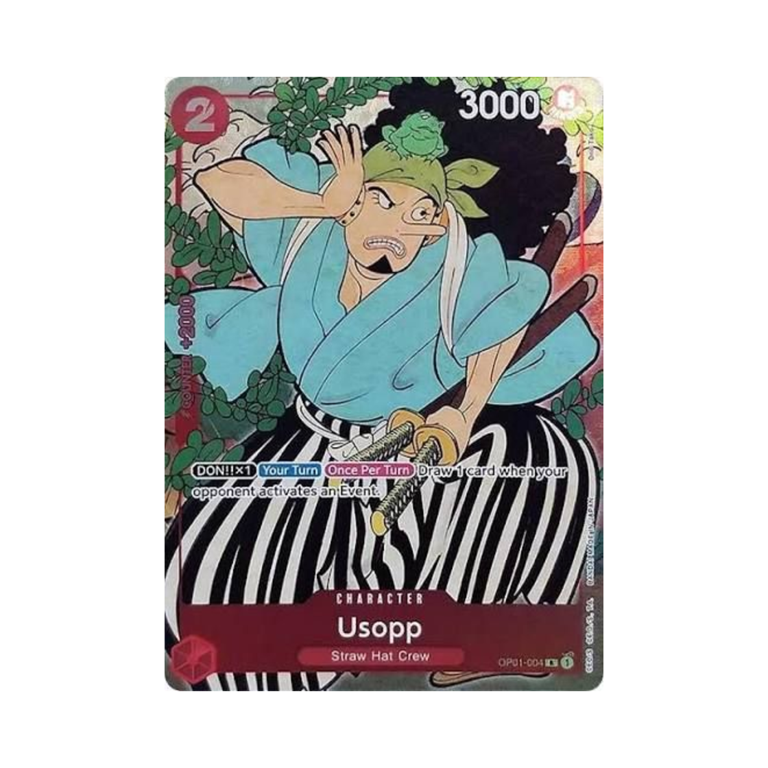 원피스 TCG 우솝 R OP01-004 영문 1주년 세트 (영문판)(One Piece TCG Usopp R OP01-004 English 1st Anniversary Set (English Ver.)) - 1