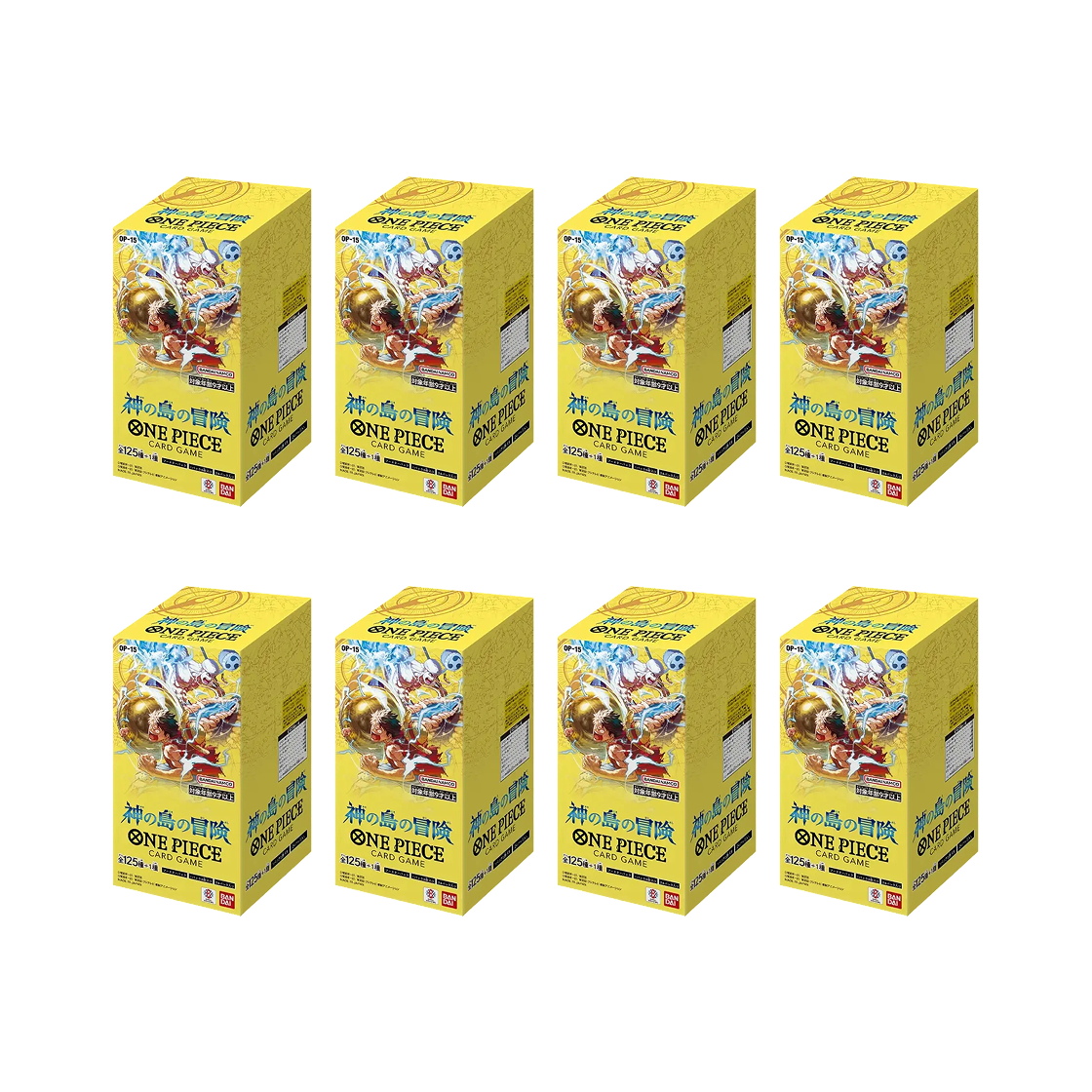 원피스 TCG OP-15 부스터 팩 신의 섬의 모험 8 박스 (192팩/일어판)(One Piece TCG OP-15 Booster Pack Adventure on KAMI's Island 8 Boxes (Pack of 192/Japanese Ver.)) - 1