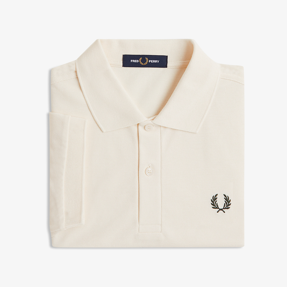 프레드페리 M6000 플레인 프레드페리 셔츠 에크루/나이트그린(Fred Perry M6000 Plain Fred Perry Shirt Ecru/Nght Green) - 6