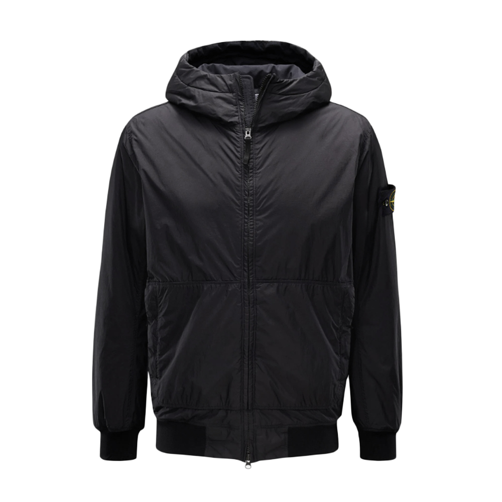 [20% 쿠폰] 스톤 아일랜드 패치 클링클랩스 후드자켓 블랙 - 26SS([20% 쿠폰] Stone Island Patch Crinkle Reps Hooded Jacket Black - 26SS) - 2