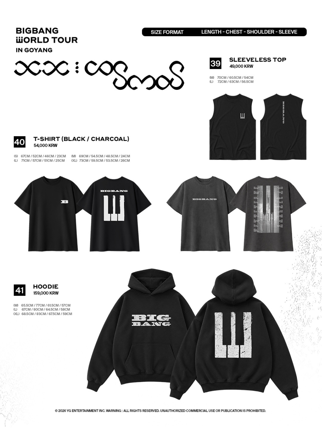 Bigbang 20th Anniversary Media Exhibition Zip-Up Hoodie Piano Charcoal, Bigbang 20th Anniversary Media Exhibition Zip-Up Hoodie Cosmos Black μ°©μ© μ€νμΌ - 3
