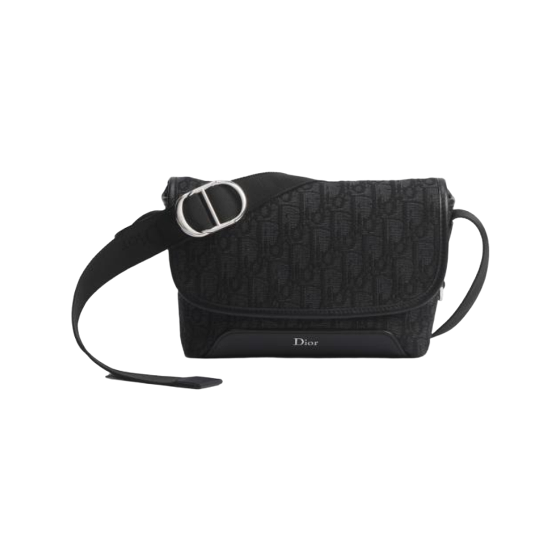 2DBCA627YUS-H03E Dior Jett Mini Flap Strap Bag Black