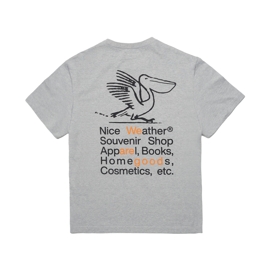 S52076 Nice Weather Apparel We are good Campaign T-Shirt Melange Gray
