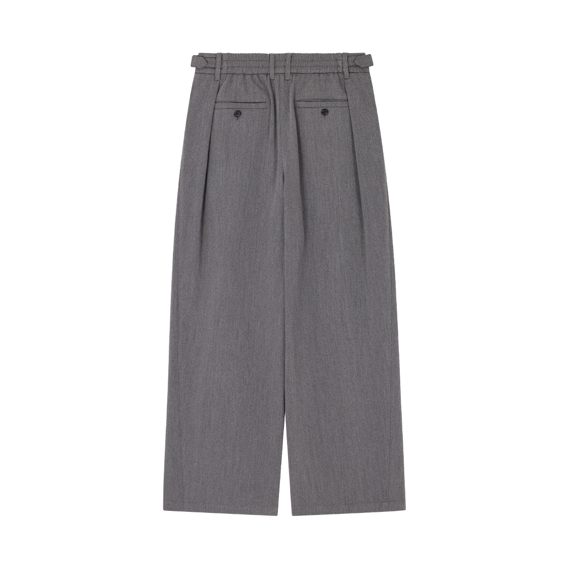 (W) 송지오 레벨볼륨 세미 와이드 팬츠 그레이((W) SONGZIO Level Volume Semi Wide Pants Grey) - 2