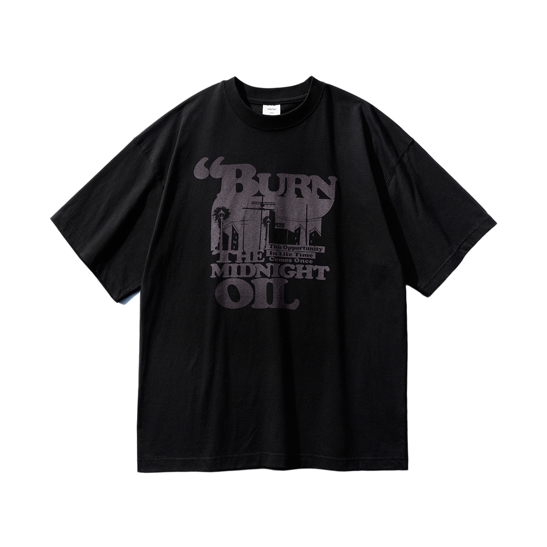 퍼스텝 미드나잇 오일 반팔 블랙 SMST4630(PERSTEP Midnight Oil T-Shirt Black SMST4630)