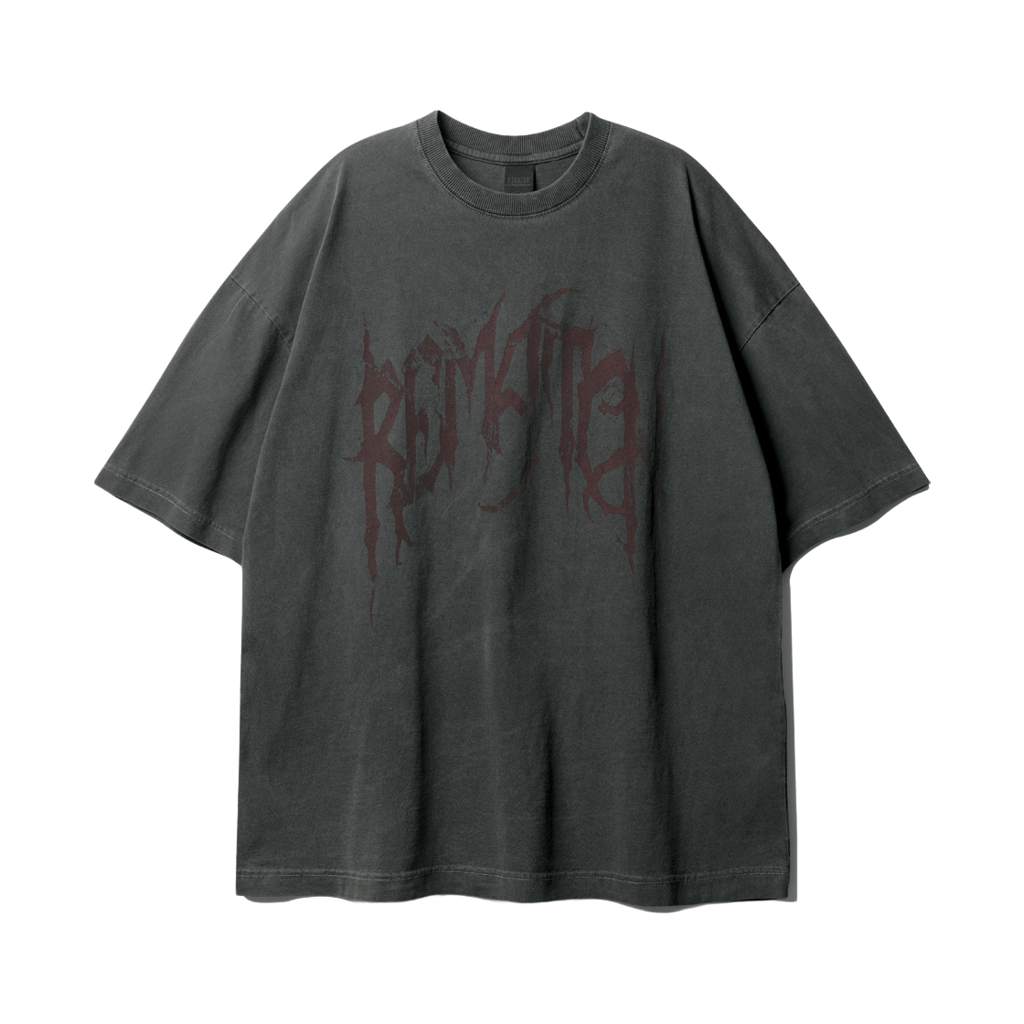 KMST6781_Deepgray_29 EZKATON Rematch Pigment Short Sleeve Deepgray KMST6781