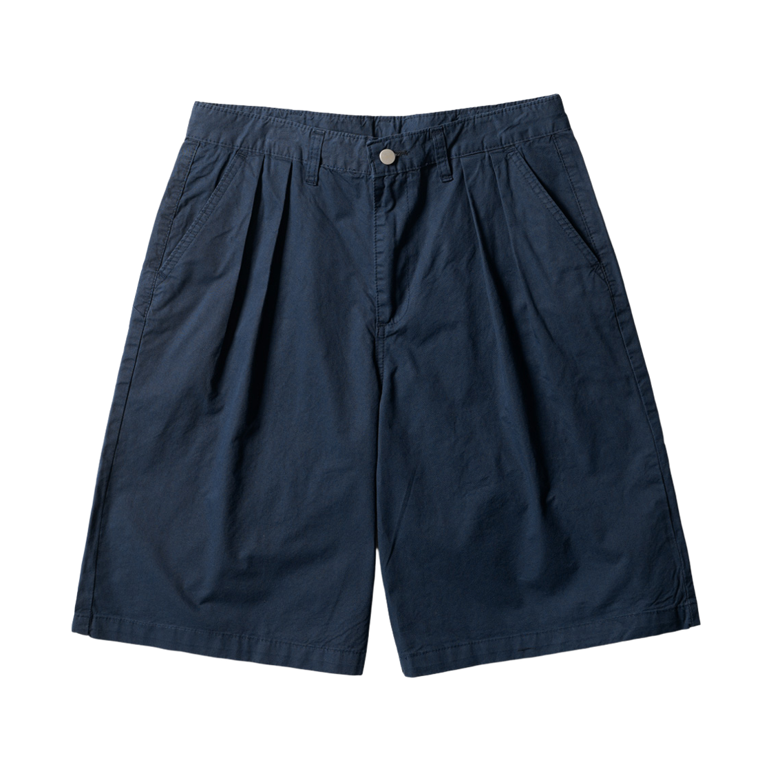 JUSP6944_darkblue_29 EZKATON Lido Two Tuck Bermuda Pants Darkblue JUSP6944