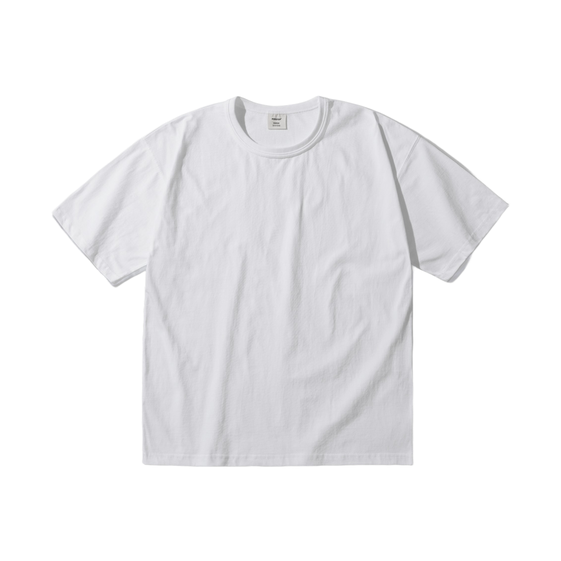 ISST4759_white_29 PERSTEP Sewing Tough Neck Short Sleeve White ISST4759