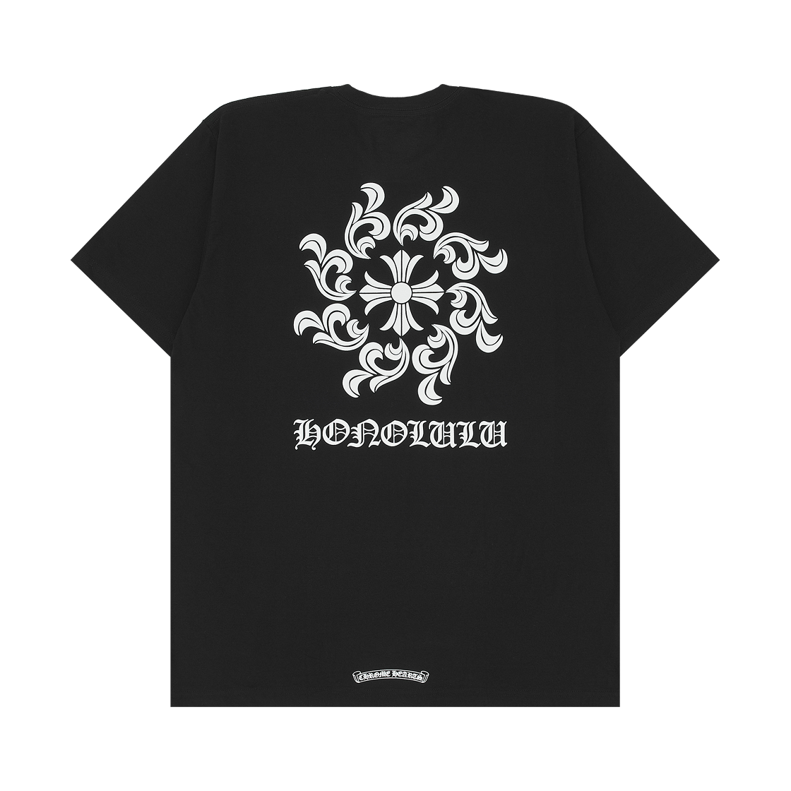 - Chrome Hearts Floral Cross T-Shirts Black - Honolulu Exclusive