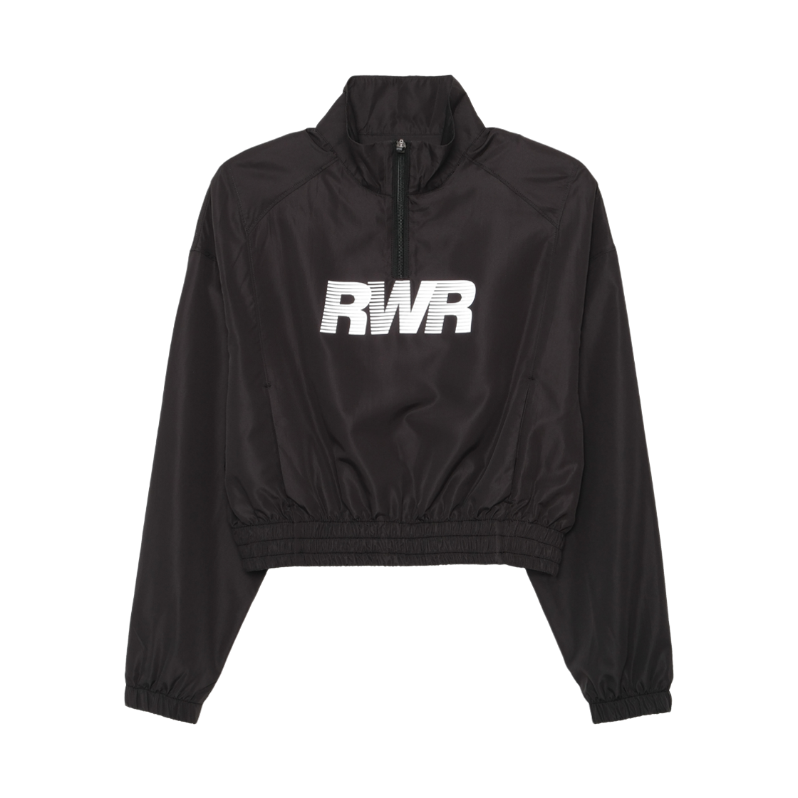 [KREAM 단독] 런위더 우먼스 크롭 하프 집업 맨투맨 블랙([KREAM 단독] runwhither Womens Crop Half Zip-Up MTM Black)