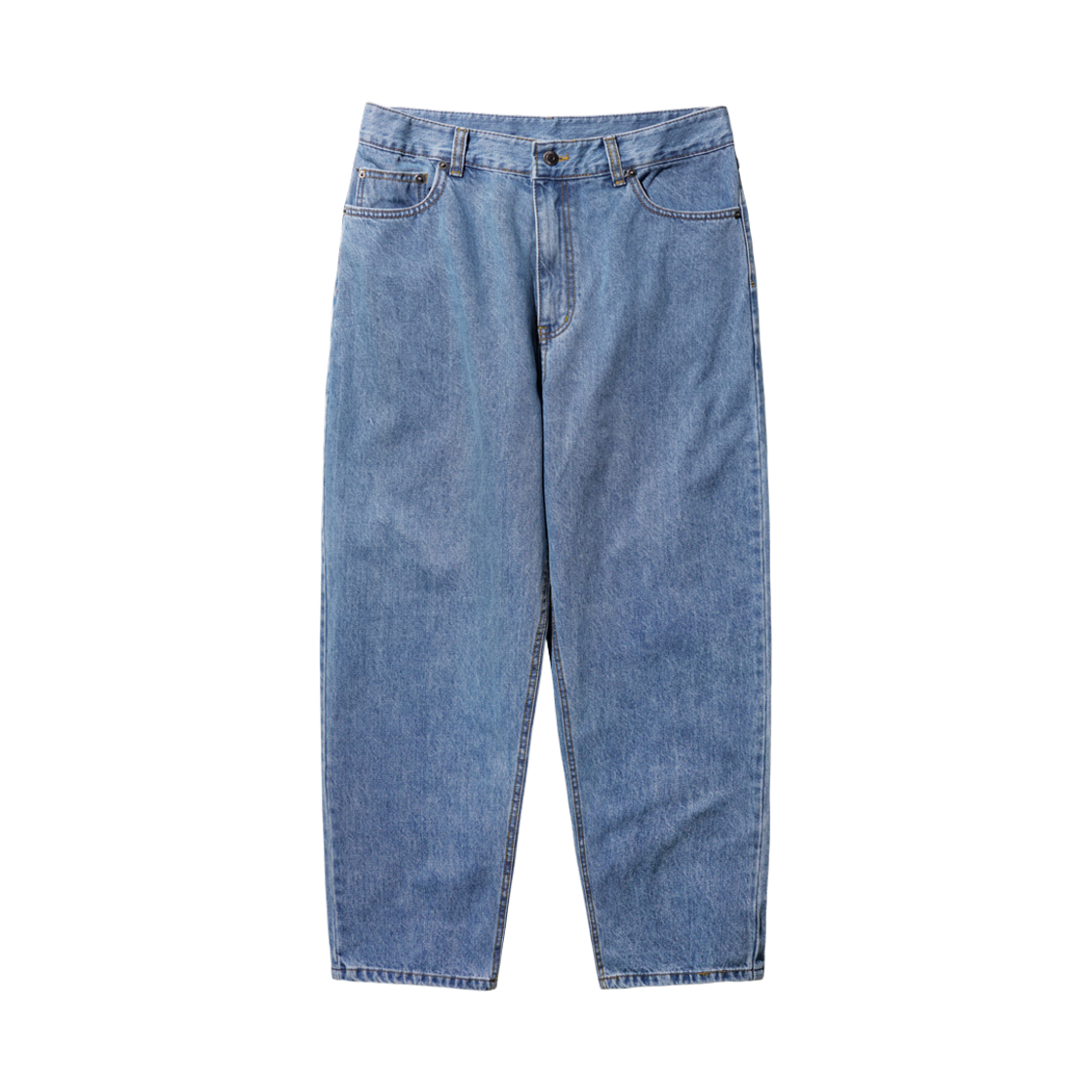 OZLP4701_Midblue_291 PERSTEP Washed Tapered Denim Pants Midblue OZLP4701