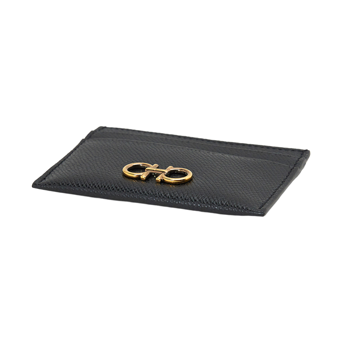 [25% 쿠폰] 페라가모 간치니 카드 홀더 블랙([25% 쿠폰] Ferragamo Gancini Credit Card Holder Black) - 4