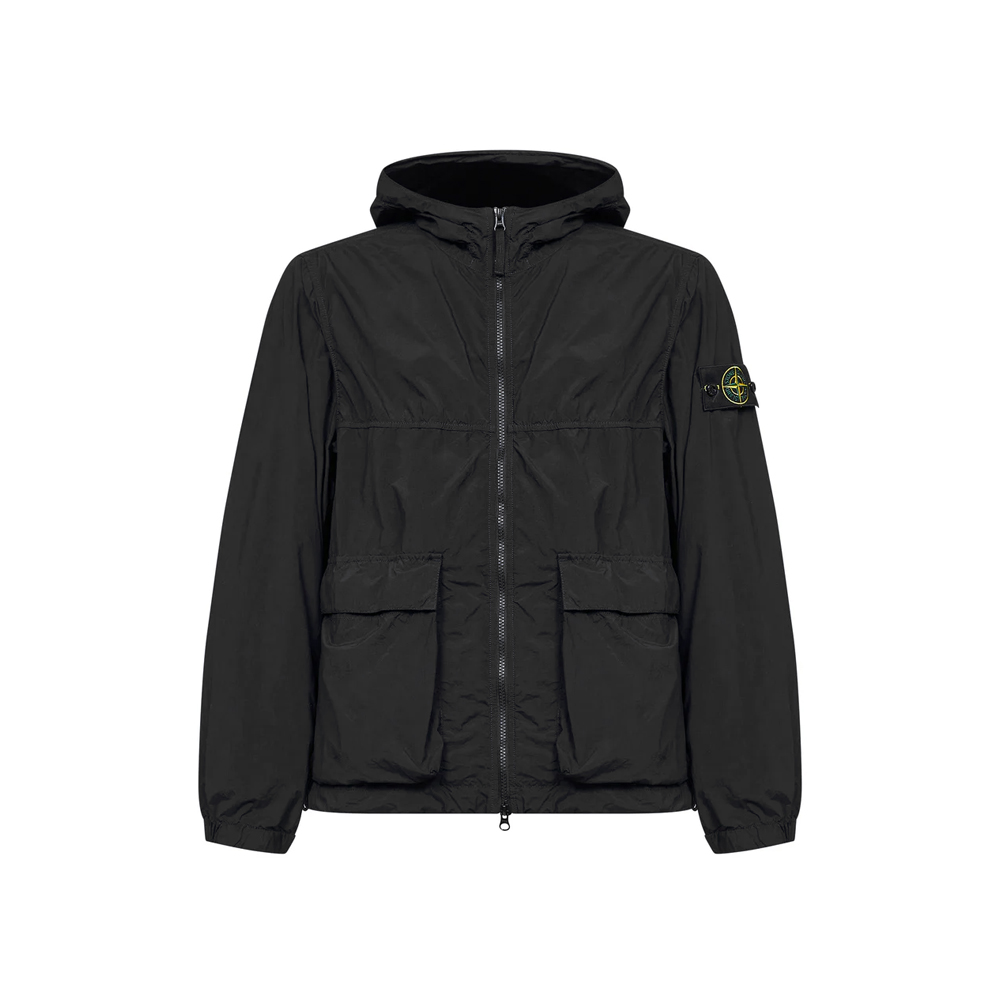 [20% 쿠폰] 스톤 아일랜드 패치 나일론 스메리글리아토-TC 자켓 블랙 - 26SS([20% 쿠폰] Stone Island Patch Nylon Smerigliato -TC Jacket Black - 26SS) - 2