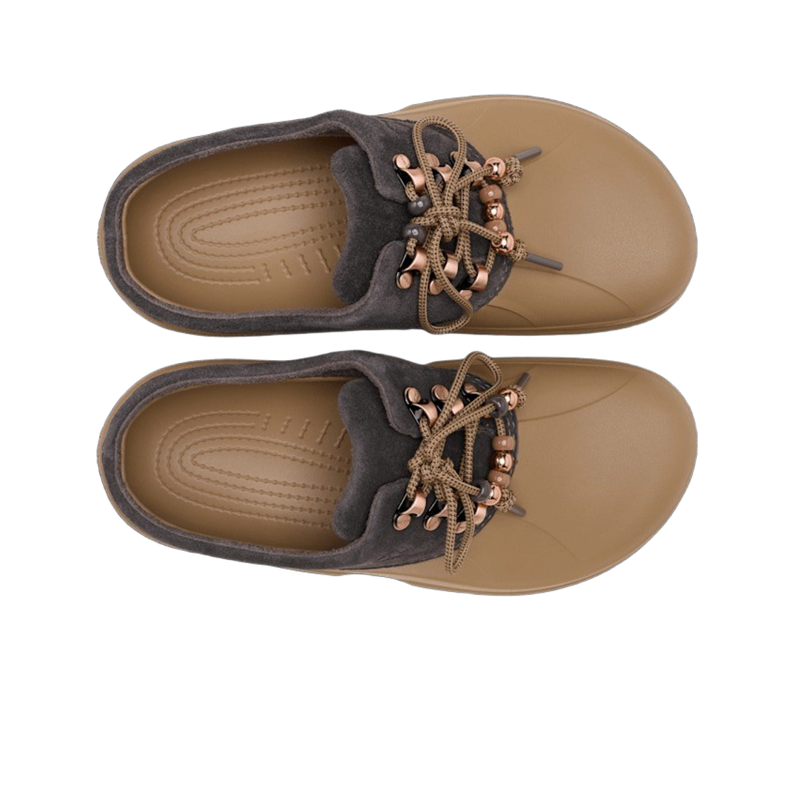 (W) 크록스 액슬 스웨이드 뮬 세피아 다크 코코아((W) Crocs Axle Suede Mule Sepia Dark Cocoa) - 2