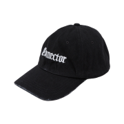 AX CONNECTION Destroyed Connector Embroidered Cap Black