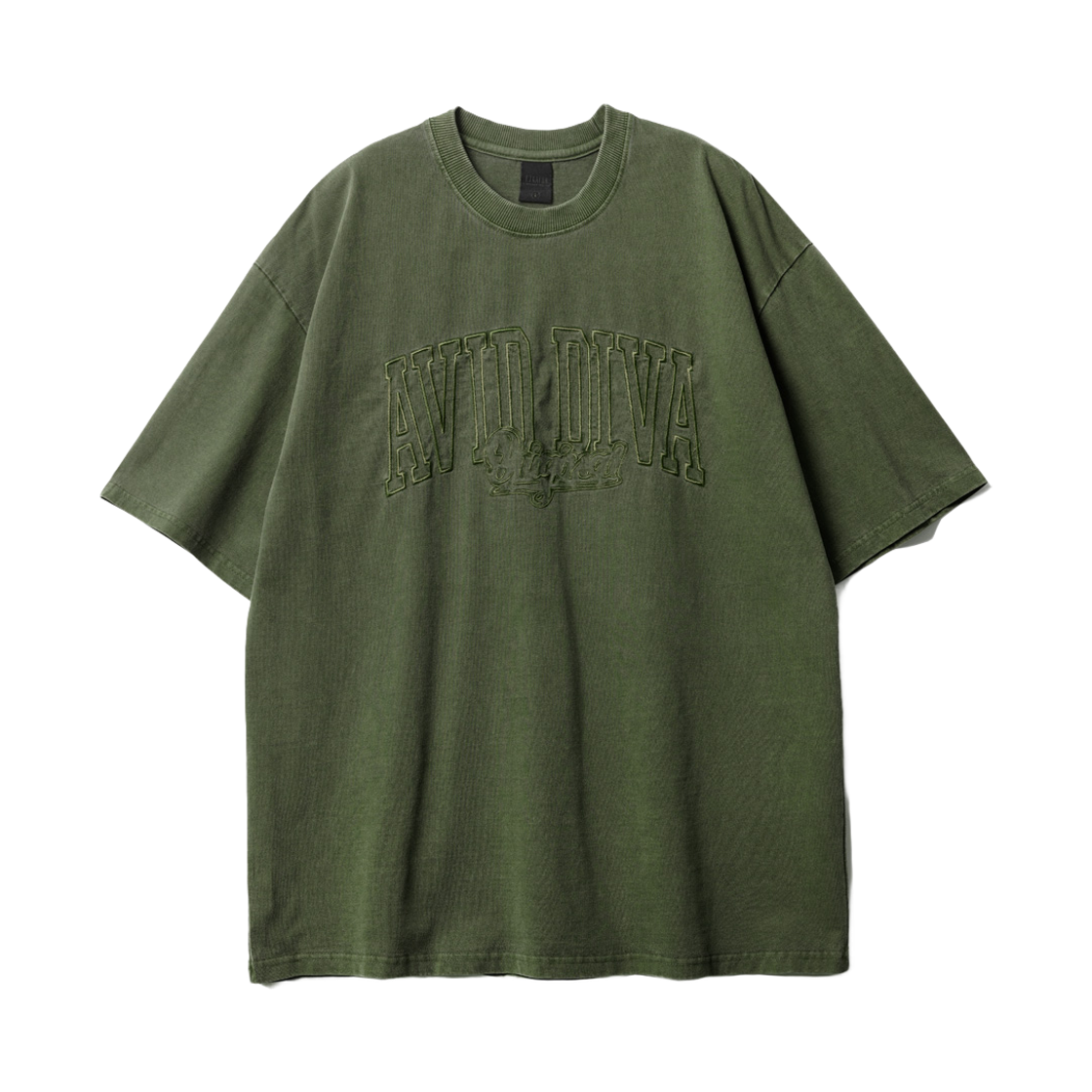 SHST6791_Khaki_29 EZKATON Avid Pigment Short Sleeve Khaki SHST6791