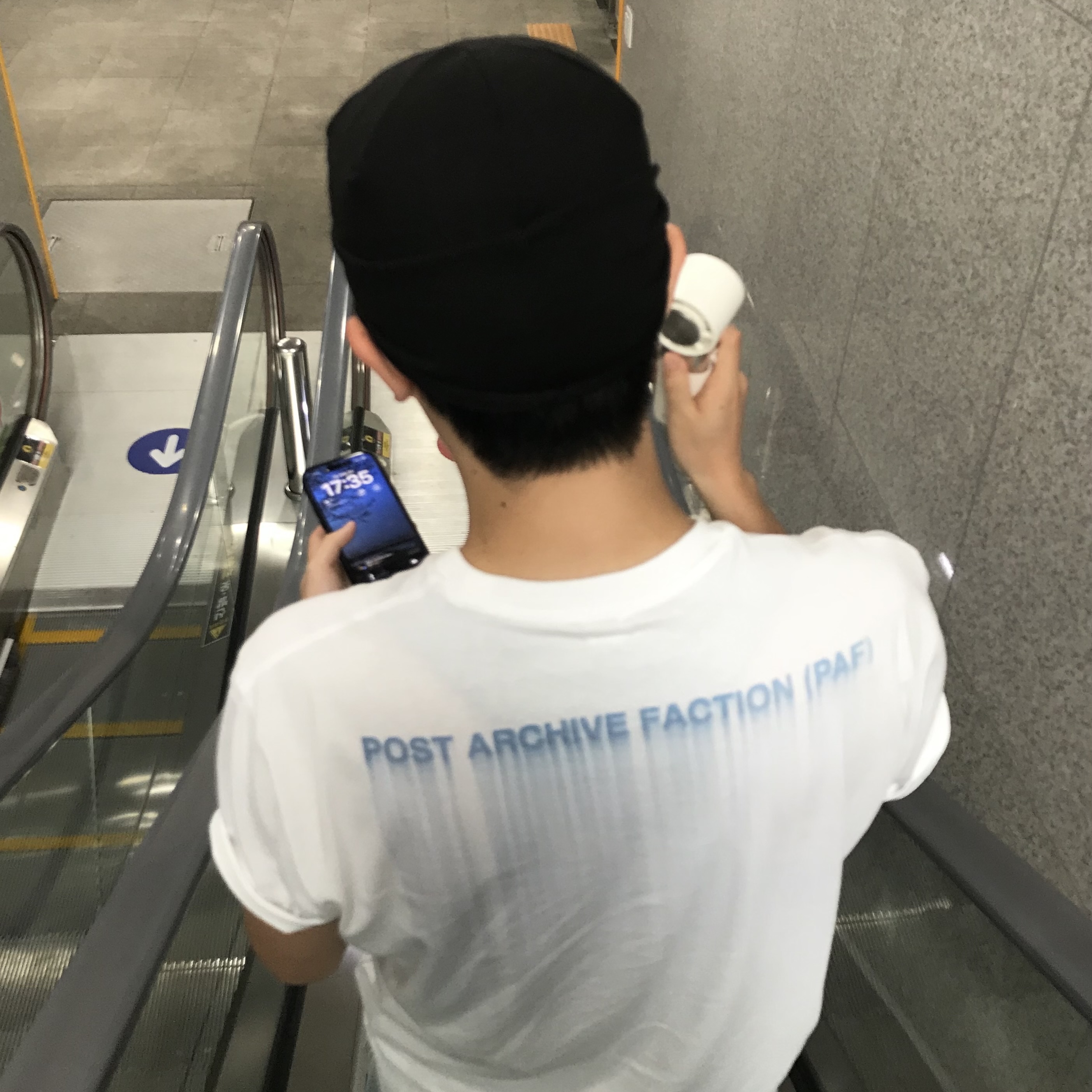 Post Archive Faction (PAF) Souvenir T-Shirt 11 White 착용 스타일 - 2