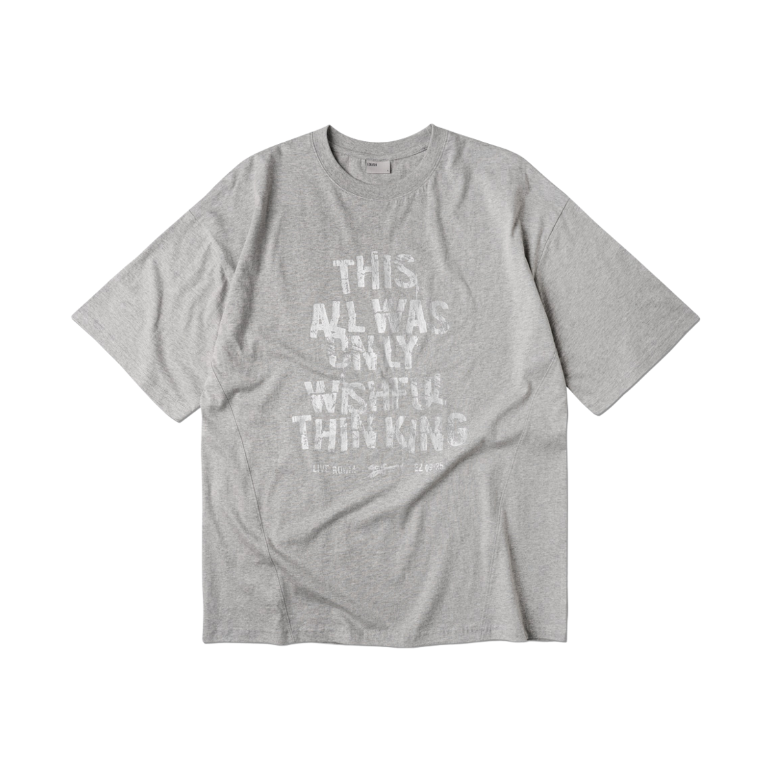 에즈카톤 샤이닝 반팔티셔츠 그레이 KMST6876(EZKATON Shining Short Sleeve Gray KMST6876)