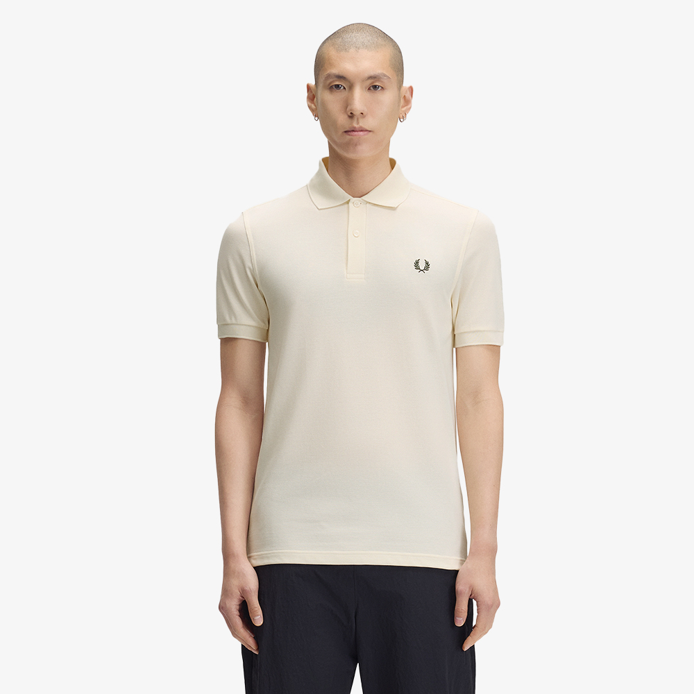 프레드페리 M6000 플레인 프레드페리 셔츠 에크루/나이트그린(Fred Perry M6000 Plain Fred Perry Shirt Ecru/Nght Green) - 2