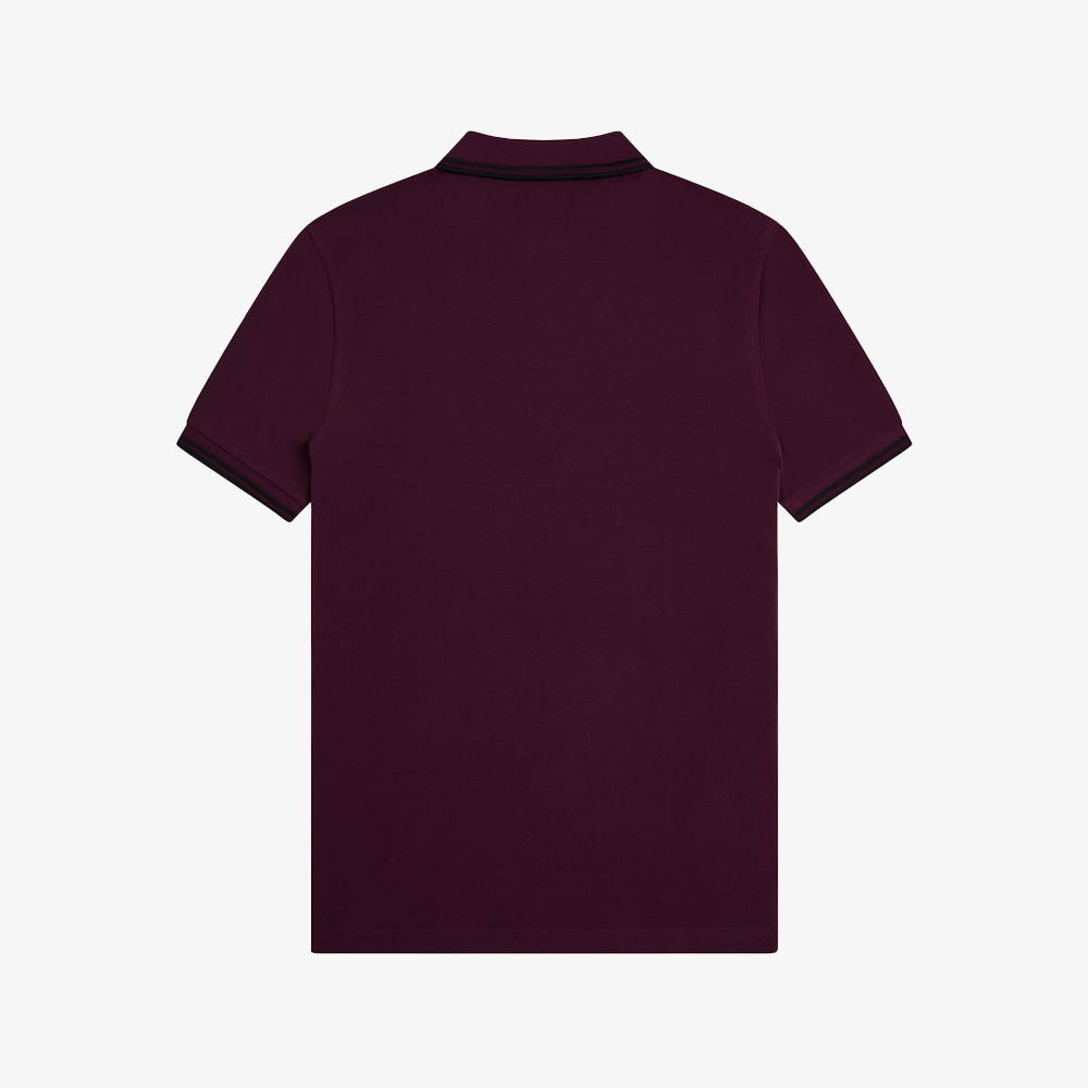 프레드페리 M3600 트윈 팁 프레드페리 셔츠 플럼/블랙(Fred Perry M3600 Twin Tipped Fred Perry Shirt Plum/Black) - 5