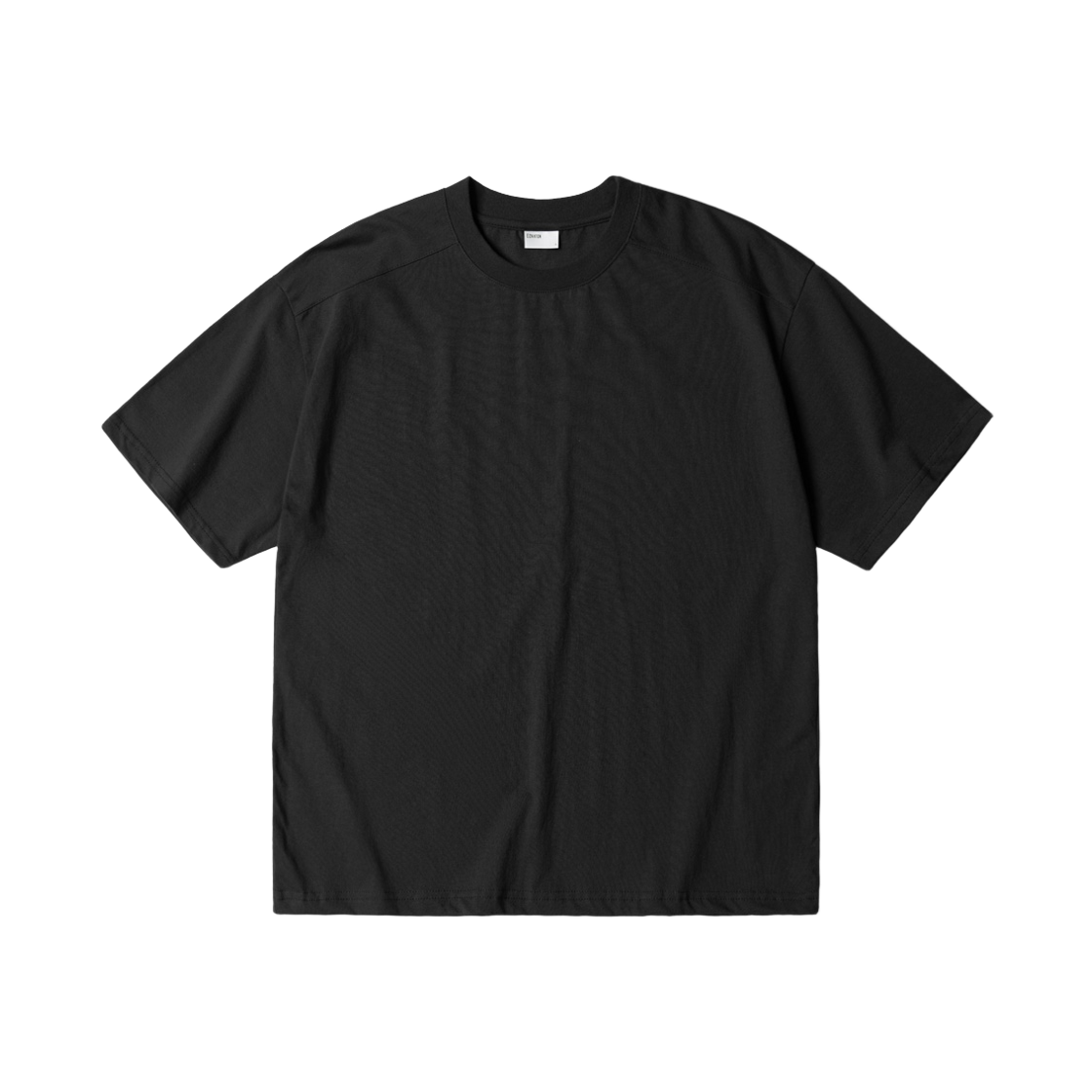 MMST6933_black_29 EZKATON Forward Regular Short Sleeve Black MMST6933