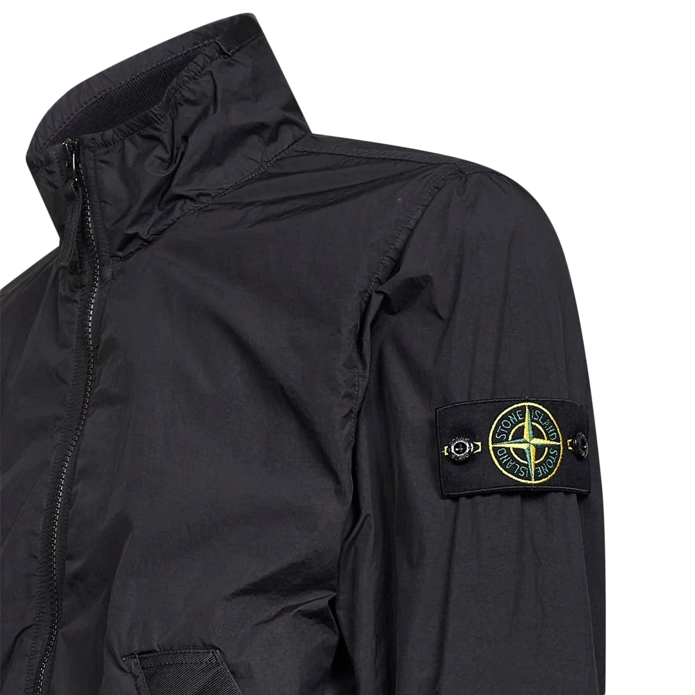 [20% 쿠폰] 스톤 아일랜드 패치 드 클링클랩스 윈드자켓 블랙 - 26SS([20% 쿠폰] Stone Island Patch Crinkle Reps Wind Jacket Black - 26SS) - 4