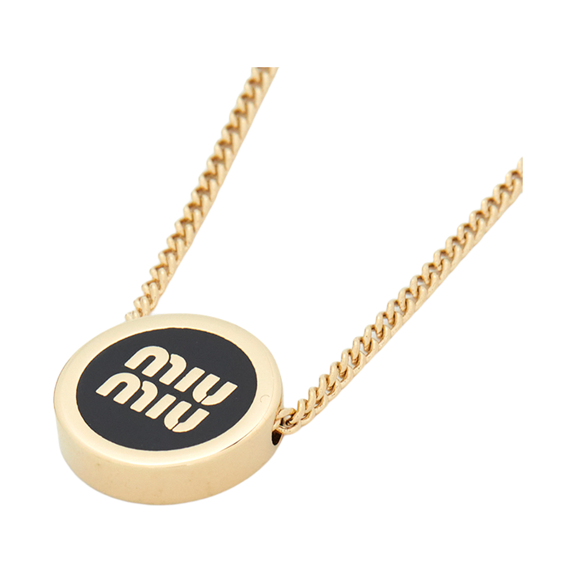 [15% 쿠폰] (W) 미우 미우 메탈 네클리스 블랙([15% 쿠폰] (W) Miu Miu Metal Necklace Black) - 4