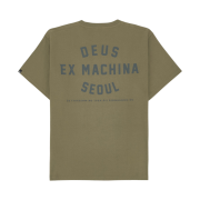 Deus Ex Machina Seoul College Address T-Shirt Olive