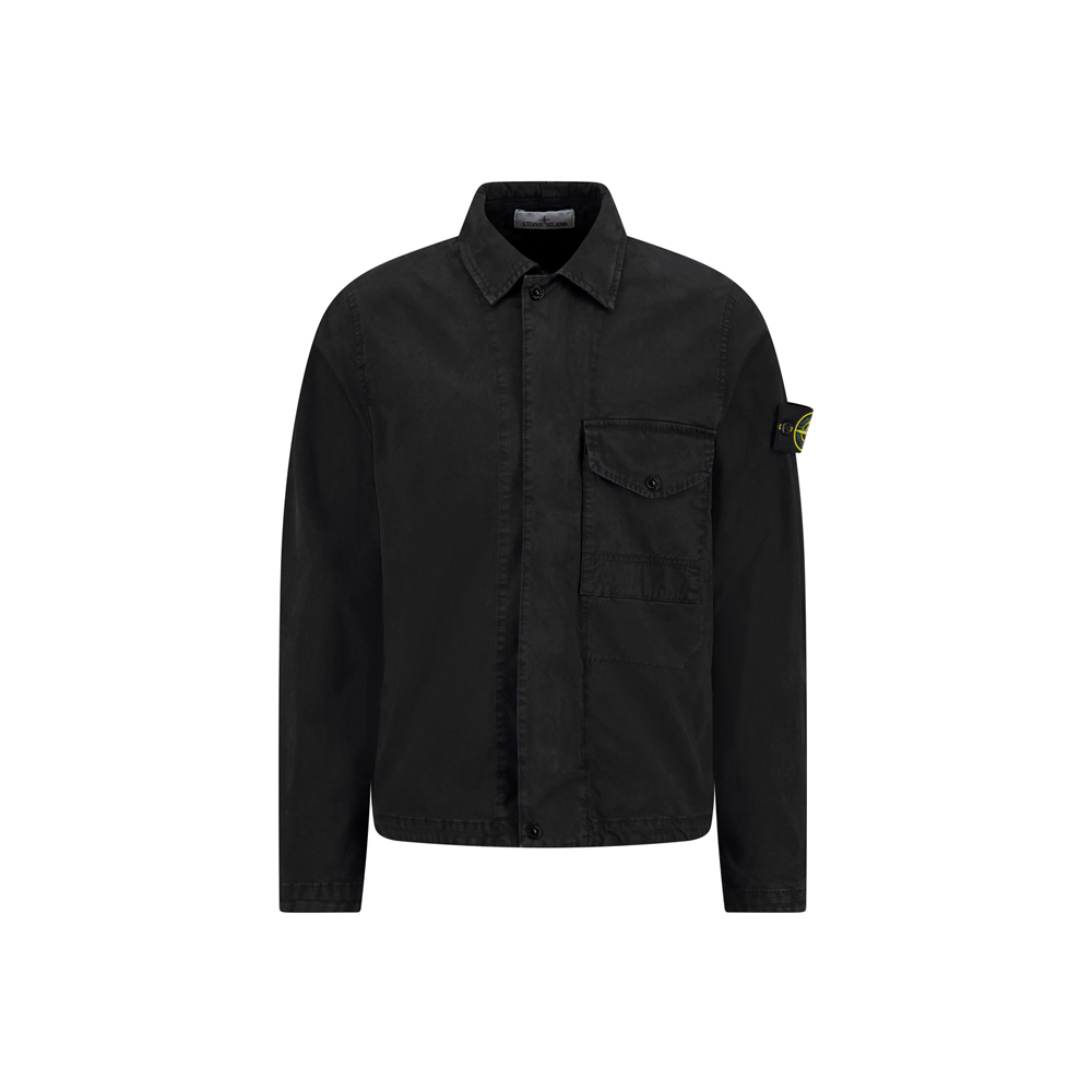 [20% 쿠폰] 스톤 아일랜드 패치 오버 셔츠자켓 블랙 - 26SS([20% 쿠폰] Stone Island Patch Over Shirt Jacket Black - 26SS) - 2