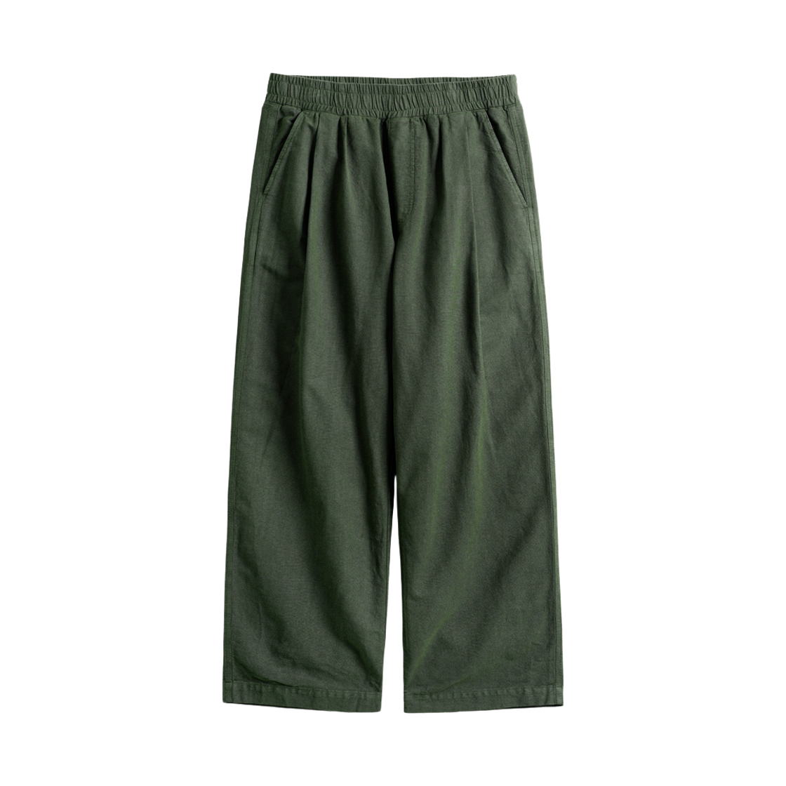 JULP4619_Khaki_29 PERSTEP Coolmix Pigment Linen Like Long Pants Khaki JULP4619