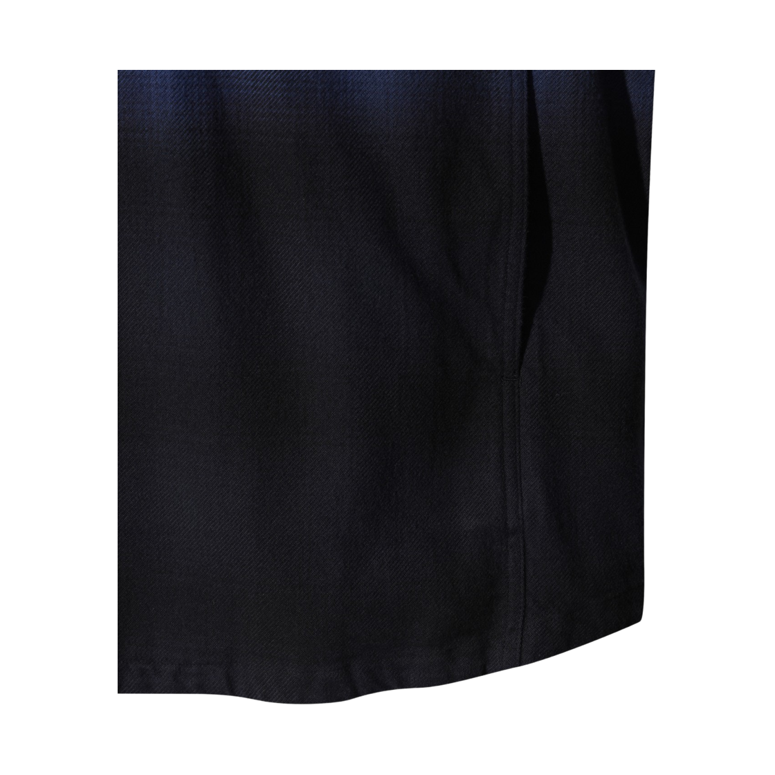 이로 포브 체크 후드 다잉 셔츠 블루(Iro Fauve Check Hooded Dyed Shirt Blue) - 6