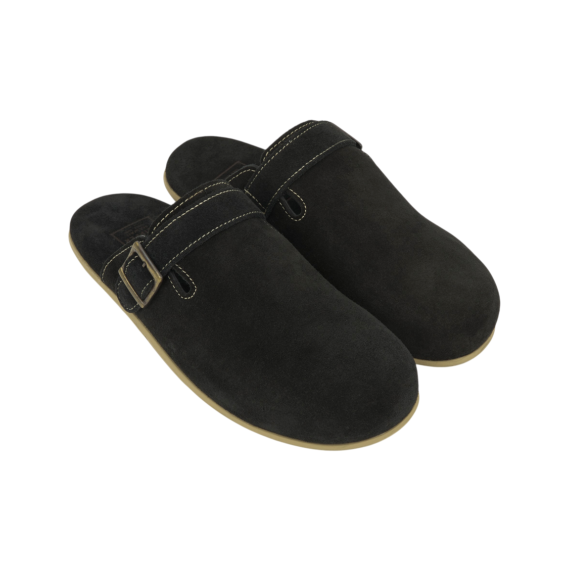 아일랜드 슬리퍼 클래식 스웨이드 클로그 블랙 스웨이드(Island Slipper Classic Suede Clog Black Suede) - 4