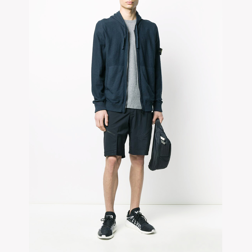 [25% 쿠폰] 스톤 아일랜드 11주년 와펜 패치 후드 집업 네이비([25% 쿠폰] Stone Island 11th Anniversary Logo Patch Hooded Zip-Up Navy) - 4