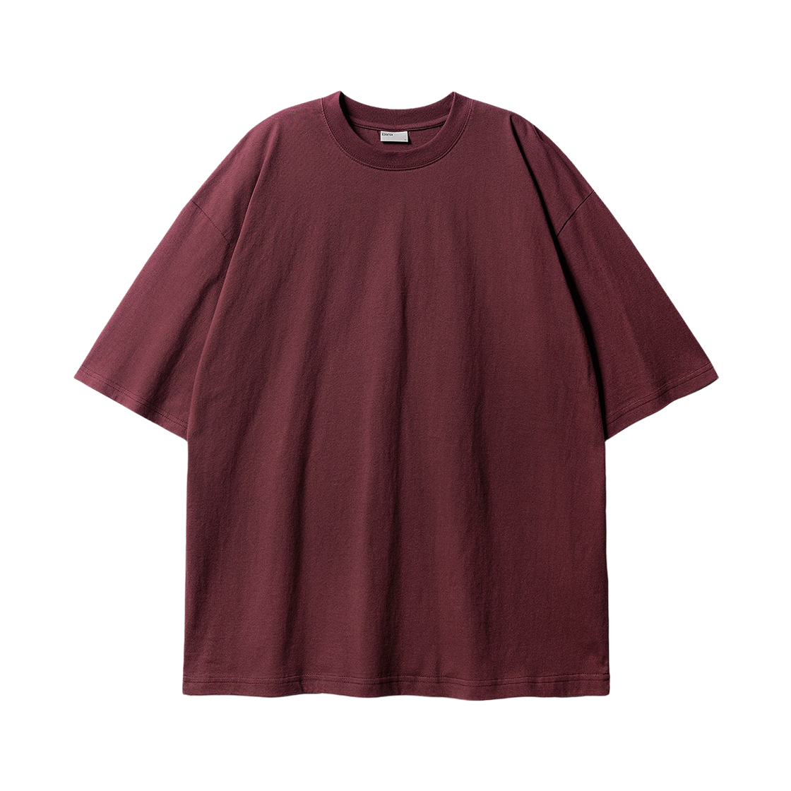KMST6777_Burgundy_29 EZKATON Dreaming Short Sleeve Burgundy KMST6777