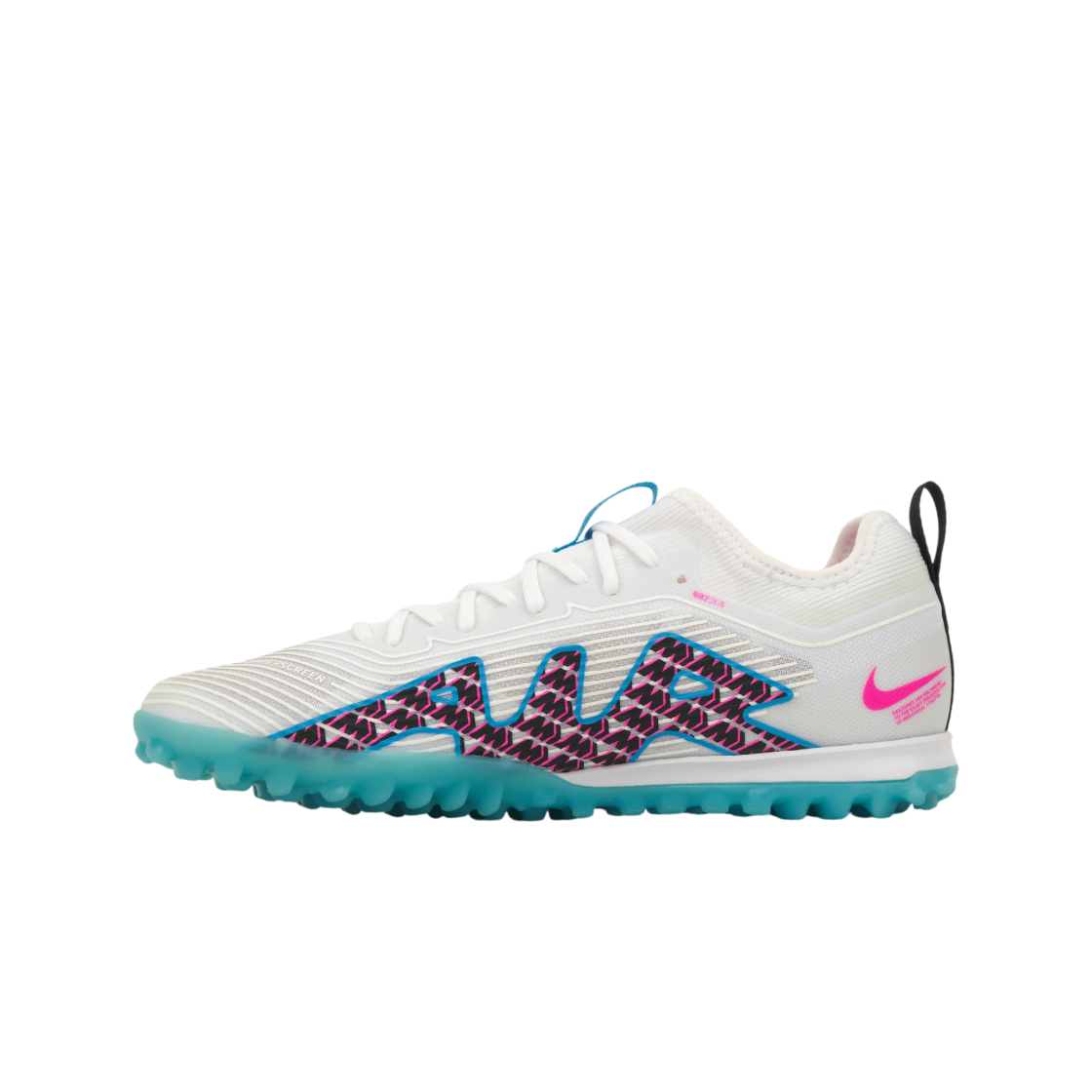 나이키 줌 머큐리얼 베이퍼 15 프로 TF 화이트 발틱 블루(Nike Zoom Mercurial Vapor 15 Pro TF White Baltic Blue) - 3