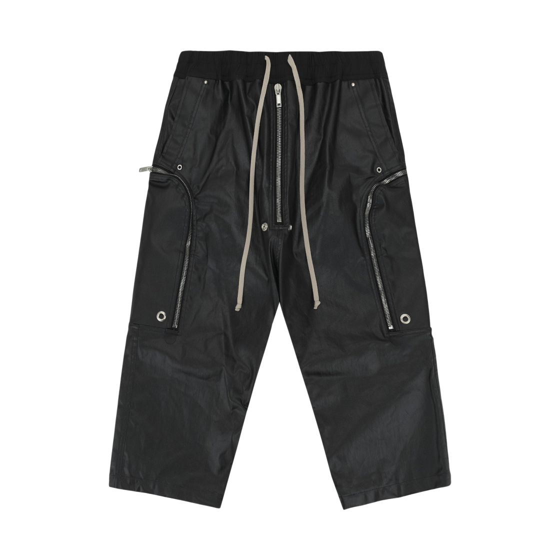 RU01D3348-SCT-09 Rick Owens Bauhaus Bela Denim Pants Black