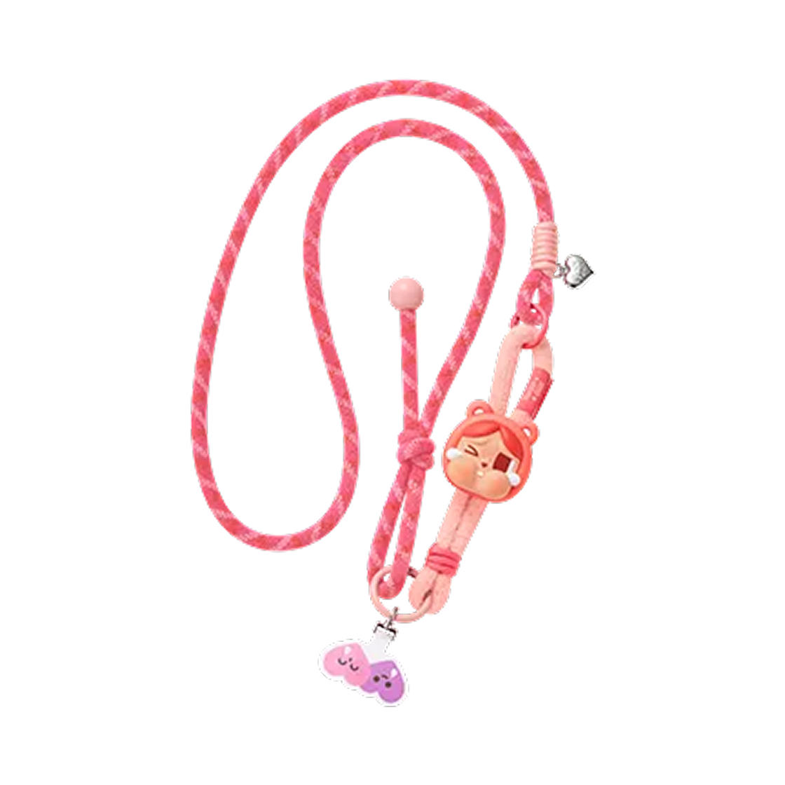 - Pop Mart Crybaby x Care Bears Series Long Lanyard Always There Bear (Opened Case)