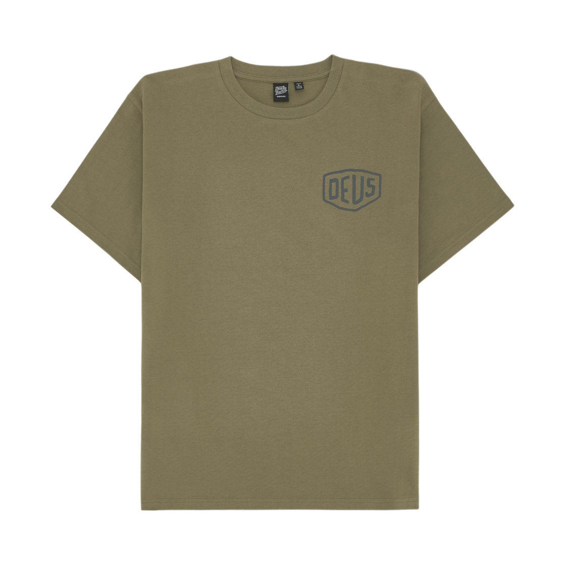 데우스 엑스 마키나 서울 컬리지 어드레스 티셔츠 올리브(Deus Ex Machina Seoul College Address T-Shirt Olive) - 2