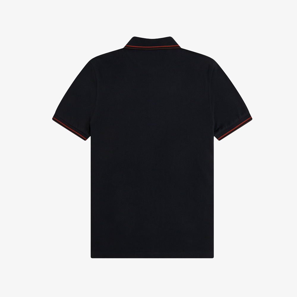 프레드페리 M3600 트윈 팁 프레드페리 셔츠 네이비/브랜디/리치브라운(Fred Perry M3600 Twin Tipped Fred Perry Shirt Navy/Brandy/Rich Brown) - 5
