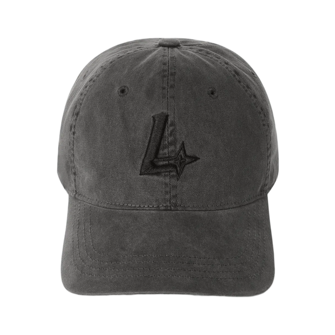 MEFCP0A92-CG SSG Landers x Musinsa Standard Pigment Dyed Ball Cap Charcoal Grey
