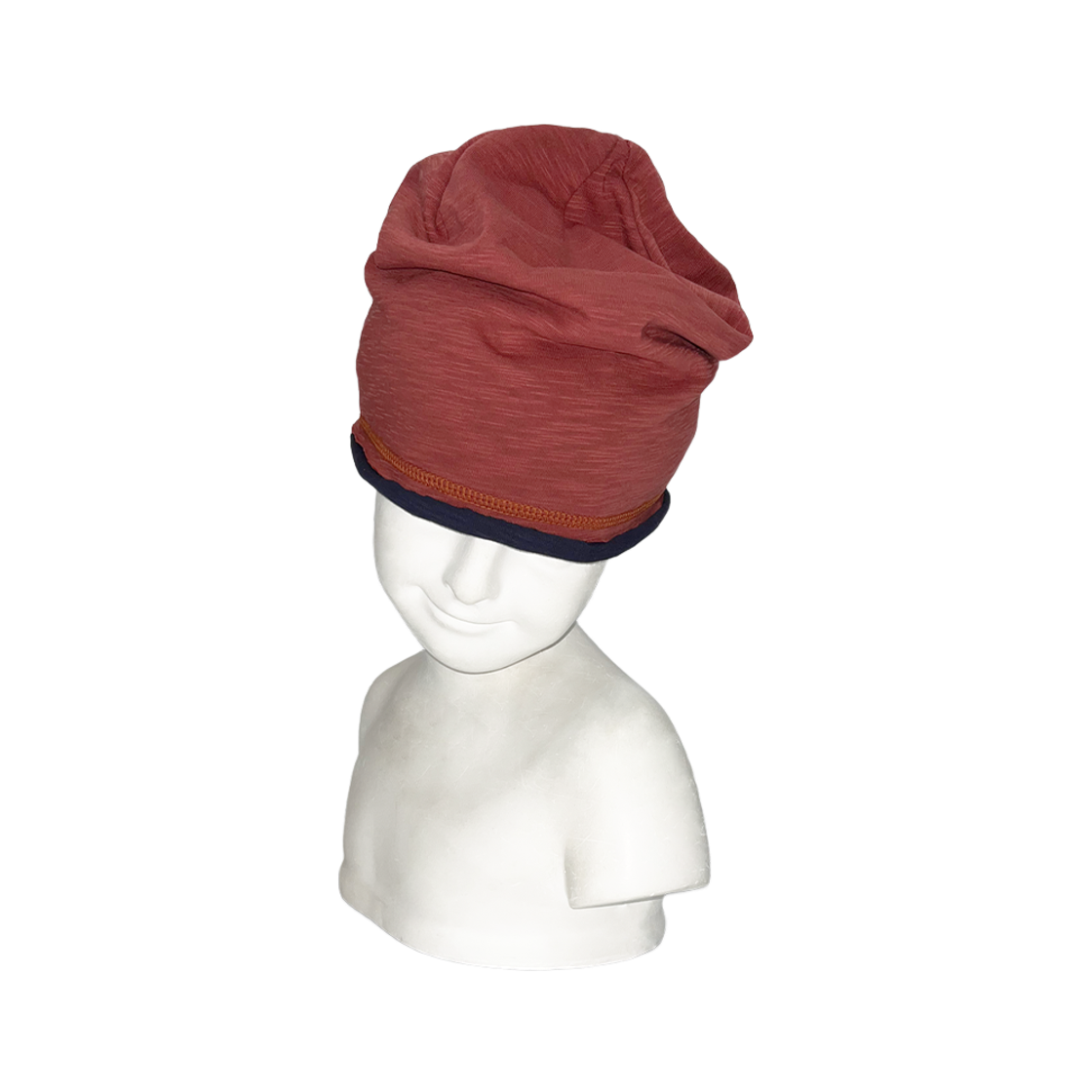 마스컴퍼니 레이어드 비니 버건디(Mascompany Layered Beanie Burgundy) - 2