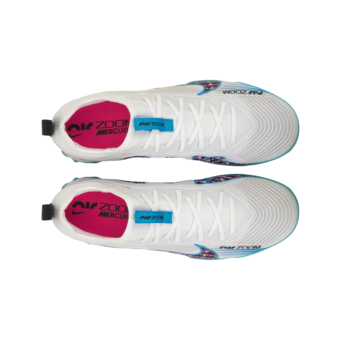 나이키 줌 머큐리얼 베이퍼 15 프로 TF 화이트 발틱 블루(Nike Zoom Mercurial Vapor 15 Pro TF White Baltic Blue) - 5